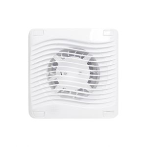 Exaustor Quadrado de Parede e Teto Para Banheiro Lavanderia e Closet ITC Turbo Branco 16,5x16,5cm 220V
