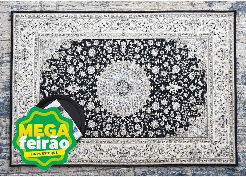 Tapete-Gama-Via-Star-Classico-Preto-200x140m