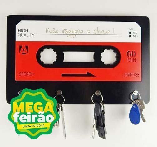 Porta-Chaves-Dmadero-Fita-Cassete-19X30