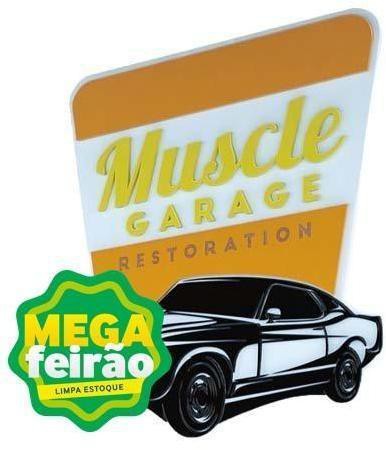 Quadro-Decorativo-Dmadero-Muscle-Garage-Restoration-40x37cm
