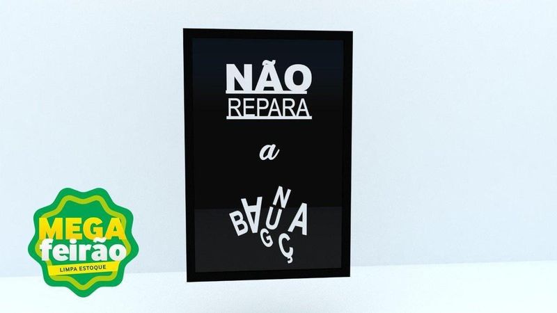 Quadro-Decorativo-Dmadero-Nao-Repare-A-Bagunca-20x30x9cm