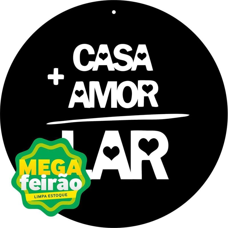 Quadro Decorativo Dmadero Casa, Amor, Lar 24x24x6cm-ns_168700_1