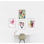QUADRO-DECORATIVO-E2G-DESIGN-BARCELONA-UNICORNIO-50X70CM
