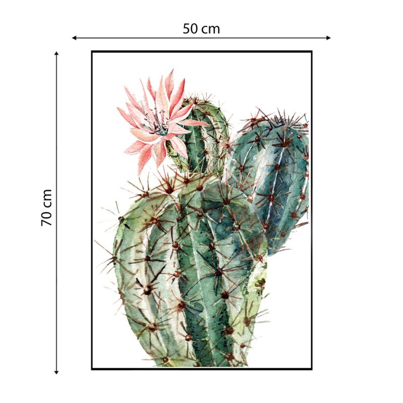 QUADRO-DECORATIVO-E2G-DESIGN-BARCELONA-CACTO-FAT-50X70CM