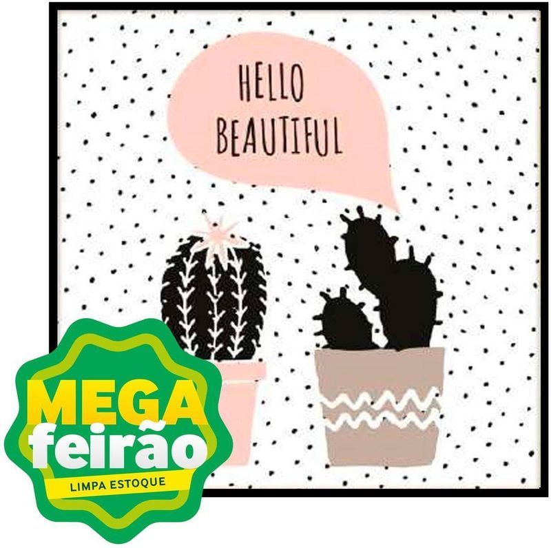 Quadro-Decorativo-E2G-Design-Barcelona-Talking-Cactus-20x20cm
