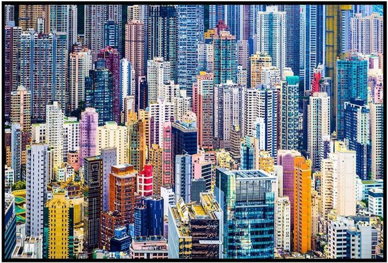 Quadro-Decorativo-E2G-Design-Barcelona-Colorful-City-I-Color-60x90cm