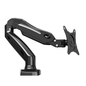 Suporte Multiarticulado Mesa ELG Com Pistão Gás Para Monitor 17 A 27Polegadas F80N Preto
