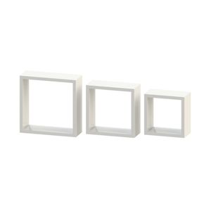 Kit Nichos Brasforma NCHB3B-1-UV 3 em 1 Branco 20X20 24X24 28X28