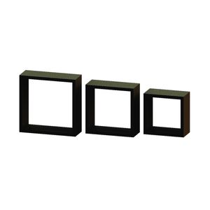 Kit Nichos Brasforma NCHB3P-1-UV 3 em 1 Preto 20X20 24X24 28X28