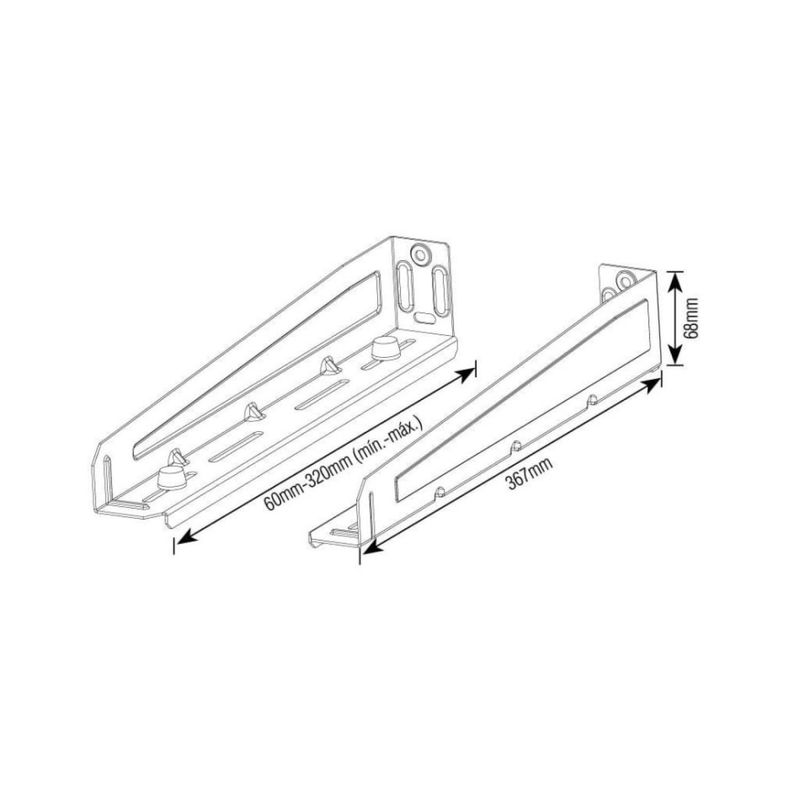SUPORTE-PARA-FORNO-MICROONDAS-MULTIUSO-BRASFORMA-BRANCO-COM-BRACO-AJUSTAVEL