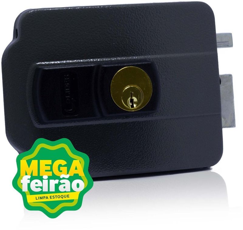 Fechadura-Eletrica-Lider-LR120E-Chave-Simples-Abre-Para-Fora