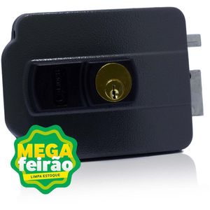 Fechadura Eletrica Lider LR120S Lotus Chave Simples Abre Para Dentro