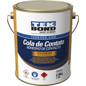 Cola de Contato Para Madeira e Outros Materiais Tekbond 2,8Kg