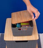 CAIXA-ORGANIZADORA-CINZA-COM-TAMPA-DE-BAMBU-OIKOS-4L