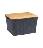 CAIXA-ORGANIZADORA-CINZA-COM-TAMPA-DE-BAMBU-OIKOS-18L