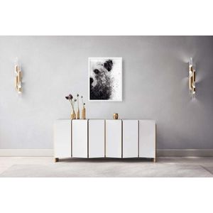 Quadro Decorativo Illuminato Urso Aquarela