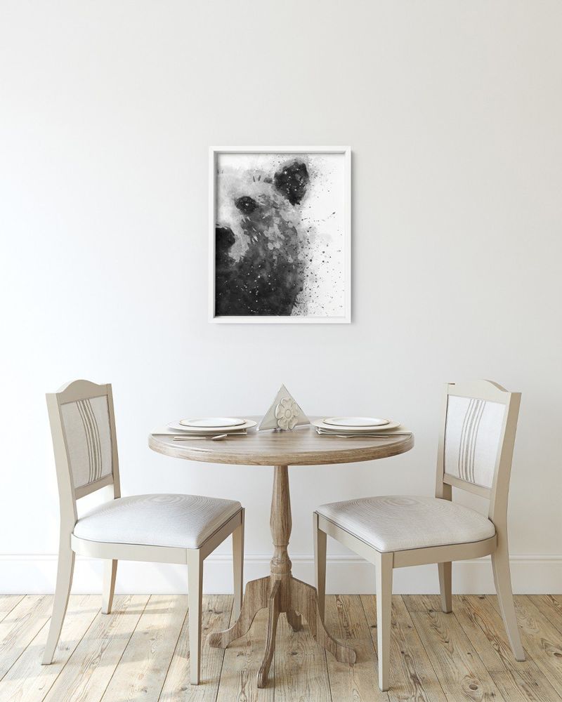 QUADRO-DECORATIVO-ILLUMINATO-URSO-AQUARELA