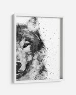 QUADRO-DECORATIVO-ILLUMINATO-LOBO-AQUARELA