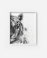 QUADRO-DECORATIVO-ILLUMINATO-TIGRE-AQUARELA
