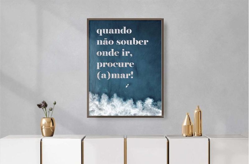 Quadro-Decorativo-Illuminato-Frase-Quando-Nao-Souber-Onde-Ir-Procure--a-mar