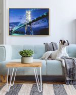 QUADRO-DECORATIVO-ILLUMINATO-CANVAS-PONTE-HERCILIO-LUZ-AO-ANOITECER