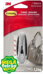 Gancho-Adesivo-Design-3M-Command-Cromado-Medio-Cartela-com-1-Unidade