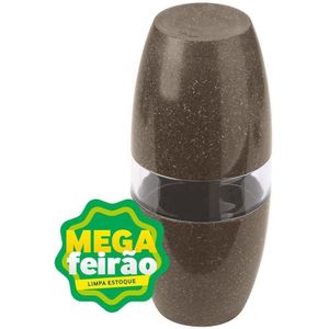 Porta Escova de Dente PEV502 com Tampa Marrom em Plástico Eco Cana OU