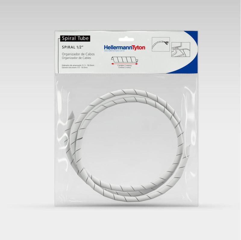 ORGANIZADOR-FIOS-HELLERMANNTYTON-SPIRAL-TUBE-1-2-012015665-2M-BRANCO