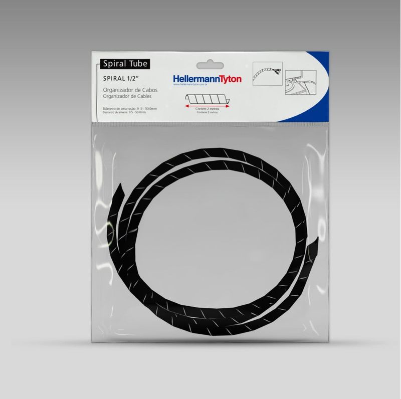 ORGANIZADOR-FIOS-HELLERMANNTYTON-SPIRAL-TUBE-1-2-012015666-2M-PRETO