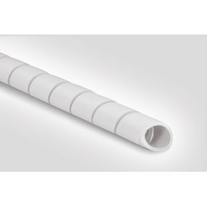 Organizador de Fios e Cabos Spiral Tube Branco Hellermanntyton 3/4"