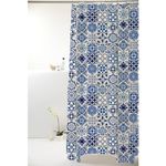 CORTINA-BOX-DE-BANHEIRO-UZOO-POLIESTER-TEXTURA-LADRILHO-AZUL-198X180M