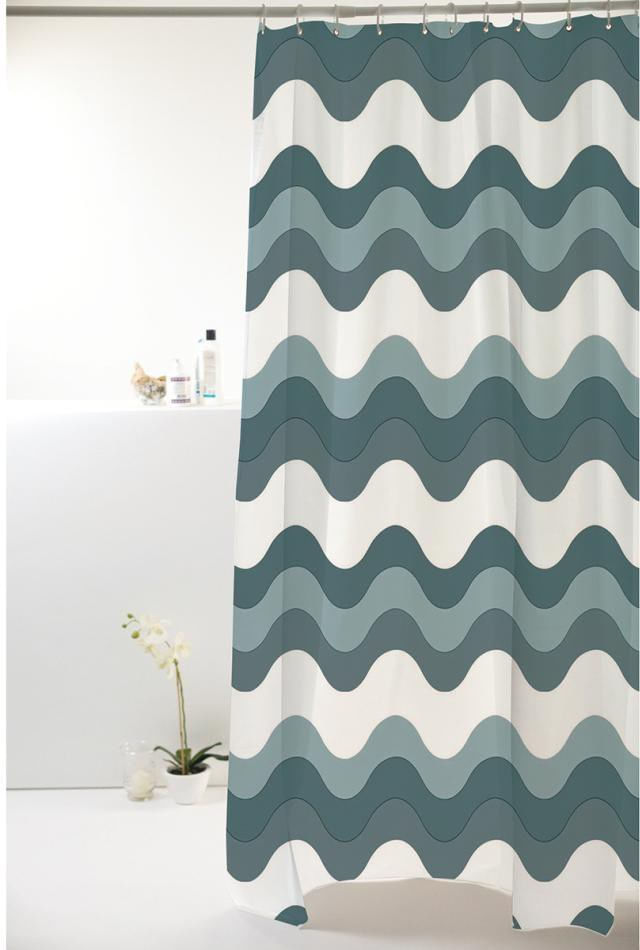 Cortina-Box-de-Banheiro-Uzoo-Pvc-Diversos-Ondas-Verde-198x180m
