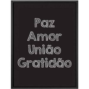 Quadro Decorativo Belchior Frase 9 32x42cm
