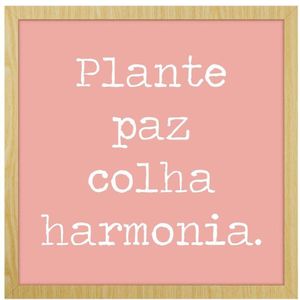 Quadro Decorativo Belchior Frase 1 30x30cm