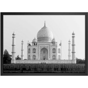 Quadro Decorativo Belchior Lugares 13 Com Vidro 90x60cm