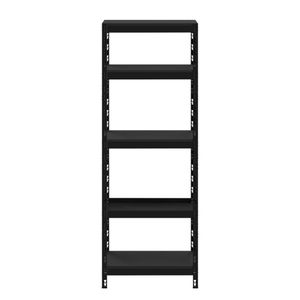Estante Decorativa 5 Prateleiras Multiuso Multivisão Stronger Preto 187x68x30cm