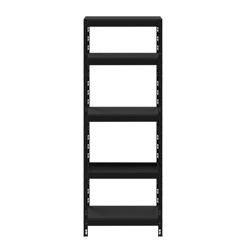 ESTANTE-DECORATIVA-MULTIUSO-MULTIVISAO-STRONGER-COM-5-PRATELEIRAS-PRETO-187X68X30CM