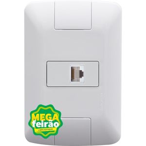 Tomada Tramontina Rj45(Cat.6) Branco