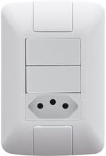 INTERRUPTOR-TRAMONTINA-57241075-PARALELO---1-TOMADA--2P-T-20A-BRANCO
