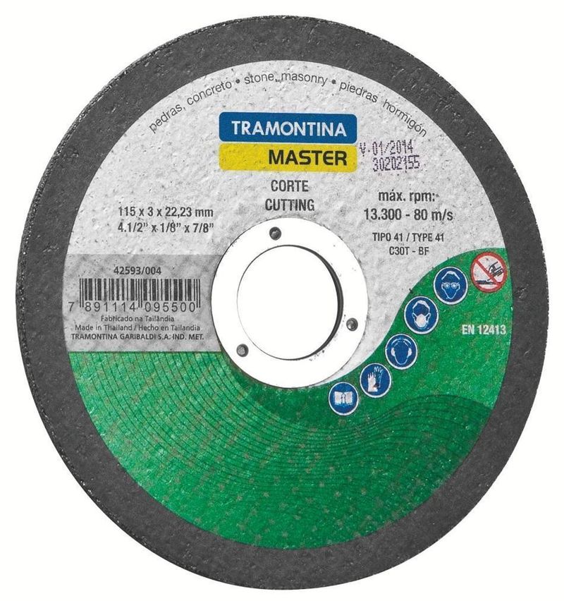 Disco-Abrasivo-de-Corte-Para-Pedra-Concreto-e-Alvenaria-Tramontina-Master-4-1-2