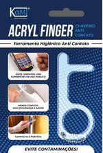 CHAVEIRO-ANTI-CONTATO-ACRYL-FINGER-ACRILICO-KAMI