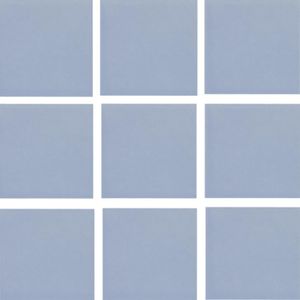 Revestimento Para Parede Interna e Externa Mosaico Portobello 9,5x9,5cm Nautilus Azul Claro Brilhante Bold Classe A