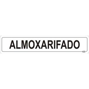 Placa de Sinalização Almoxarifado - Ps Branco - Kami 5x25cm