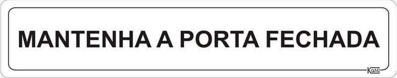 Placa-de-Sinalizacao-Mantenha-Porta-Fechada---Ps-Branco---Kami-5x25cm