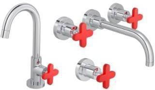 Capa-Para-Misturador-Deca-Disco-Vermelho-Kit-com-3-Unidades