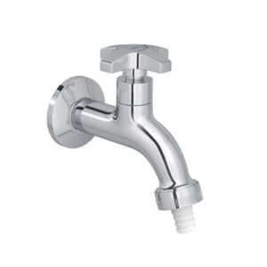 Torneira Para Jardim e Tanque Deca de Parede com Adaptador Para Mangueira Max Cromado
