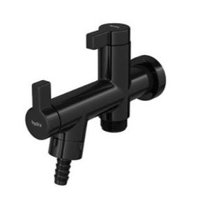 Torneira Para Tanque e Máquina de Lavar Roupa Deca de Parede Bica Baixa Hydraplus Preto
