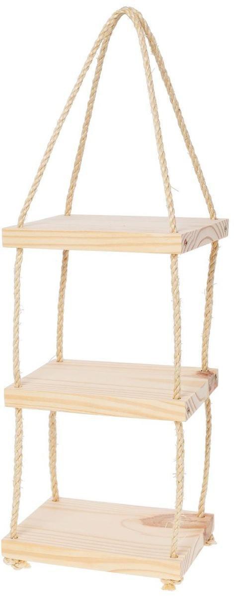 Prateleira-Decorativa-com-Suportes-e-corda-3-Prateleiras-Casa-UD-com-Stein