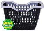 Cesto Organizador Usual com Alças Preto 12L