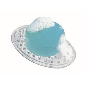 Saboneteira de Bancada Hudson Flexível Soap Savers Transparente